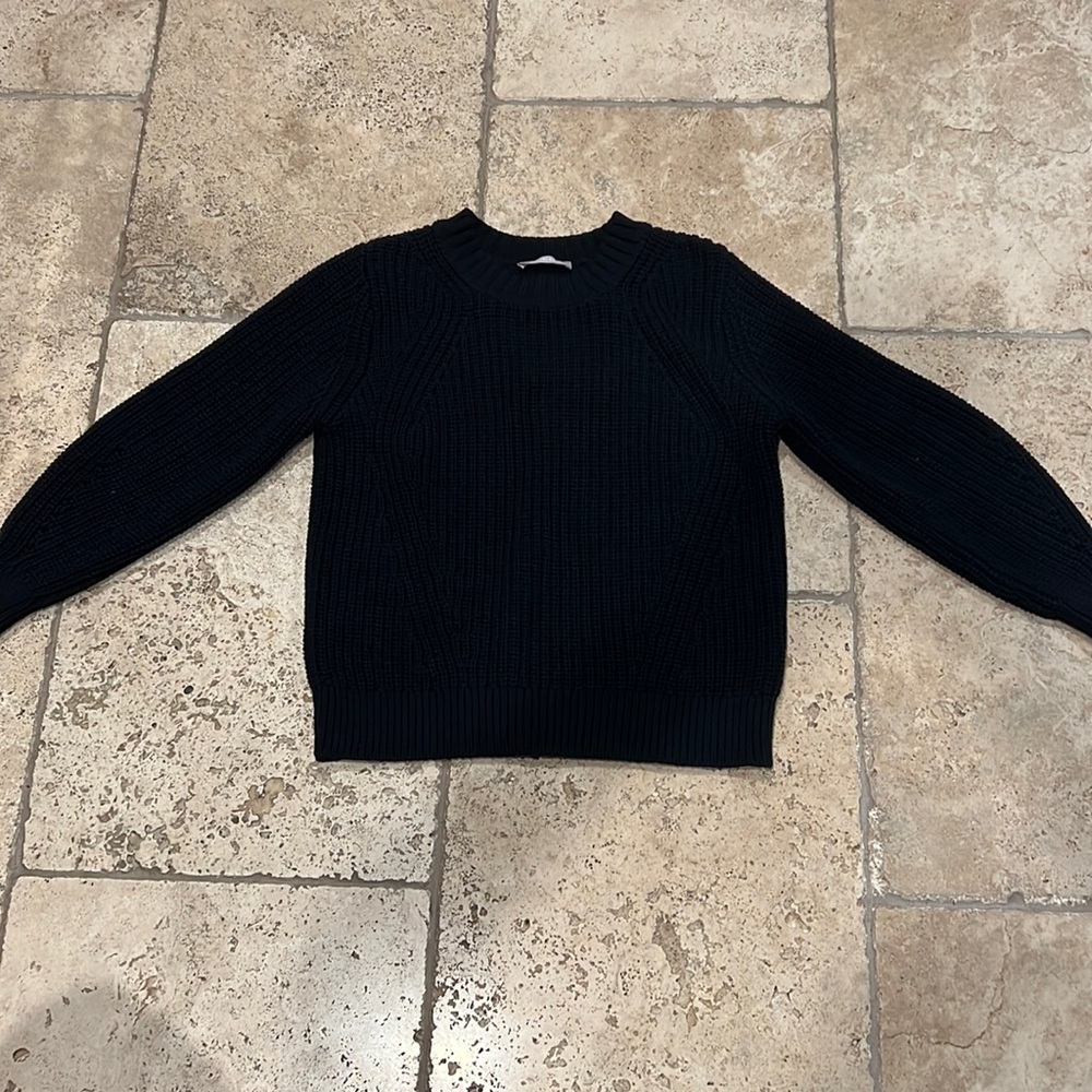 Everlane Black Crew Neck Sweater
